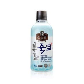 (주)인산가 정품 물죽염실버 300ml 6병 이상 구입시 홍삼크런치(49g) 증정/인산죽염 + 홍삼초코크런치(49g), 3병