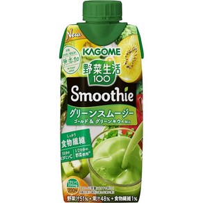 가고메 야채생활 100 Smoothie 그린스무디 Mix 330ml