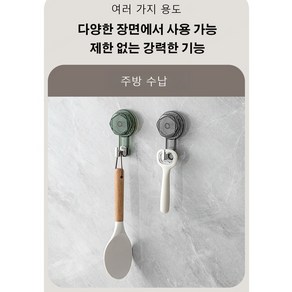 흡착식후크 뒷문 화장실 강력빨판 욕실걸이 강력접착식 회전무타공빨판걸이 화장실빨판걸이