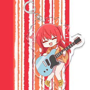 [당일출고] 봇치더락 전신 아크릴 키홀더 키링 굿즈 4종 외톨이 THE ROCK Bocchi the Rock 결속밴드 고토 히토리 니지카 료 이쿠요 봇치, 1개