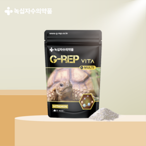 녹십자 지렙 멀티비타민 크레스티드게코 거북이 파충류 칼슘제 G-REP VITA, 1개, 40g