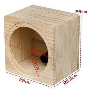 나무 스피커통 제작 29cm 스피커 만들기 원목 빈 통 사운드박스 앰프 DIY, 단일 스피커, A. 10 인치