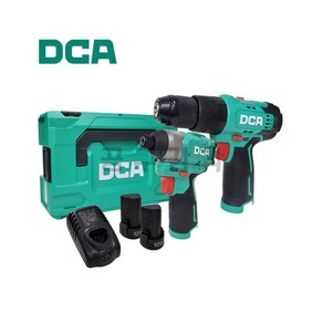 DCA ADKIT25EK 충전콤보세트 12V 2.0AH BL모터 임팩 햄머셋트 무선 임팩 함마, 1개