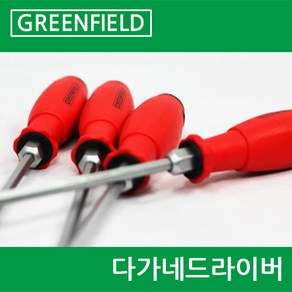 그린필드 그린필드 다가네 드라이버 6 x 150 + 드라이바 펜치, 1개