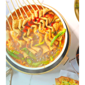 숙성 육수 빨간 꼬치오뎅+물떡꼬치 세트, 1세트, 470g