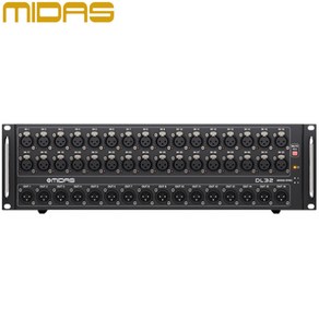 MIDAS 마이다스 DL32 디지털믹서 I/O 스테이지박스/ ULTRANET 및 ADAT 인터페이스가 탑재된 32-입력 16-출력 스테이지박스