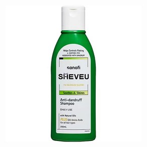 SHEVEU 사노피 수스 앤 샤인즈 안티 댄드러프 샴푸, 1개, 200ml