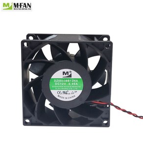 DC팬 쿨러 80mm 12V 0.90A 직류 쿨링팬 냉각팬