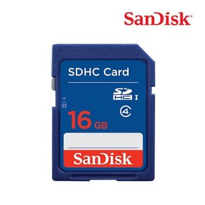 샌디스크 SD메모리카드 SDHC SDXC CLASS4 SDB 카메라 네비게이션 노트북 캐논, 1개, 16GB