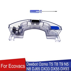 Ecovacs Deebot Ozmo 교체용 물탱크 청소 로봇 진공 액세서리 T5 DJ65 DX33 DX55, 01 2pcs, 한개옵션1