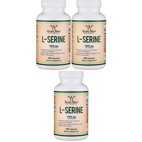 [3개 묶음] 더블우드 엘 세린 180정 Double Wood L Seine 180 Capsules, 3개