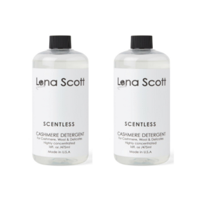 [해외]Lona Scott Cashmee Wool & Delicates Shampoo Detegent Scentless 캐시미어 울 앤 델리케이트 샴푸 액상 세제 무향, 2개, 475ml