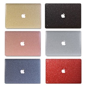 macbook po ai case 13inch 블링블링 반짝이 맥북 에어 프로 13인치 2018 2019 2020 M1 글리터 glitte 하드 컬러 케이스, 맥북프로13-A2251/A2289/A2338, 02_골드, 1개