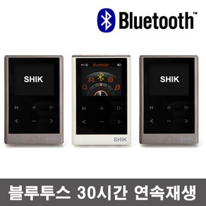 쉬크 E100B 블루투스 MP3플레이어 > FM라디오 내장스피커 동영상 TF확장