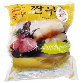 햇찬식품 햇찬 짠무 3Kg 절임무 무짠지 햇찬 재래 이강산닷컴, 1개