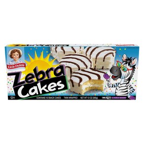 Little Debbie Zeba Cakes 리틀 데비 지브라 케이크, 1박스, 369g