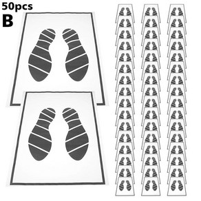 일회용 자동차 발 매트 보호용 휴대용 종이 차량 패드 더러움 방지 L8G7 25 개 50