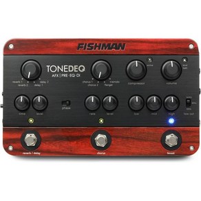 효과가 있는 Fishman ToneDEQ 어쿠스틱 악기 프리앰프, ToneDEQ Peamp EQ