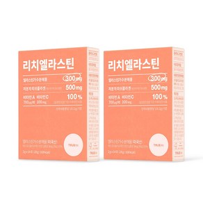 트루알엑스 리치 엘라스틴 2박스 28포(4주분) 엘라스틴 이소 데스모신 밀크 세라마이드 콜라겐 함유, 28g