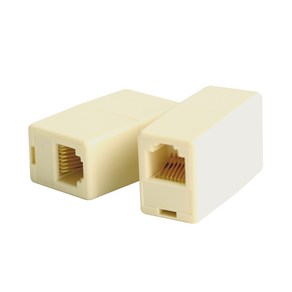 낱개 CAT5E호환 RJ45 커플러 I형 8핀 랜케이블 랜선 커넥터 거리연장 일자 젠더 잭, 1개