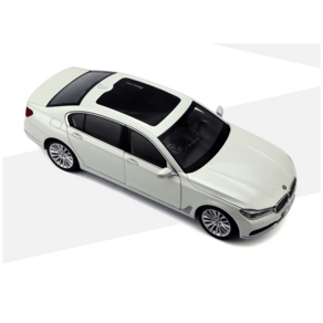 1:18 BMW 750Li 7시리즈 자동차 다이캐스트 모형, 한국, 펄 화이트, 1개