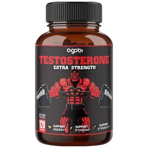 최강 유기농 Testosteone Booste 테스토스테론부스터 남성을 위한 15500mg 강도 체력 에너지 내구성 테스트부스트 빠른 근육발달 성장 향상, 120정, 3박스