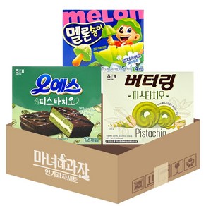 피버송set 오예스 피스타치오 x 버터링 피스타치오 x 멜론송이, 360g