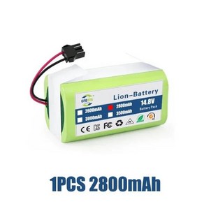 로봇 진공 청소기 I A4 V7 플러스용 IL INR18650 M26-4S1P 전체 용량 14.4V 3500mAh 리튬 배터리, 1개, 02 2800mAh