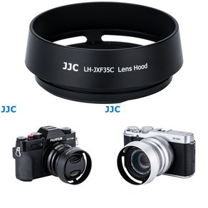 [JJC] 후지 XF23mm 35mm F2 R WR 카메라 렌즈 원형후드 LH-JXF35C, 실버, 1개