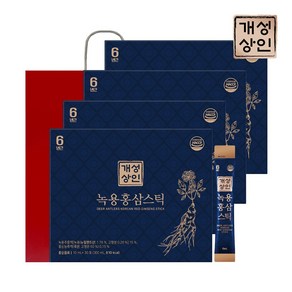 개성상인 녹용 홍삼 스틱 30개입 + 쇼핑백, 300ml, 4세트