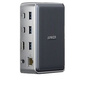 앤커 썬더볼트 3 독 13 in 1 도킹스테이션 HDMI USB SD카드 C타입 전원포트, (스페이스그레이), 1개