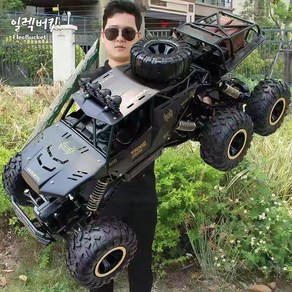 일렉버킷 4륜구동 성인용 초강력 오프로드 대형 괴물 RC 카, 46cm(45km/블랙), 1개, 1개