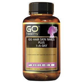 GO Healthy Hai Skin Nails Plus 1-a-day 100 Vege Capsules Exclusive Size, 1개, 100정