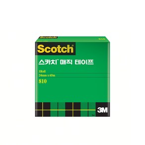 3M 스카치 매직 테이프 3인치 코어 810R 리필 12mm / 18mm /24mm, 810R(18mm x 20m)