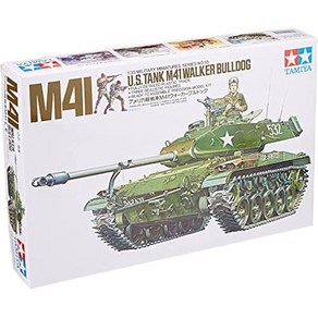 TAMIYA 타미야 1/35 밀리터리 미니어처 시리즈 No.55 미국 육군 경전차 M41 워커 불독 프라모델 35055, 1개