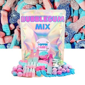 BUBBLEGUM MIX 버블검 믹스 스웨디시 젤리 스웨덴 캔디, 180g, 1개