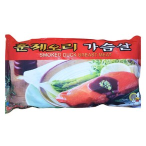 푸드라인_ 삼아 훈제오리 가슴살, 1개, 900g