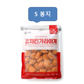 아워홈 고추바삭 치킨가라아게 1kg x2봉, 5개