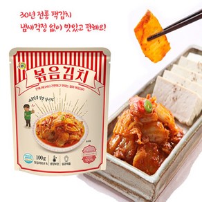 일미볶음김치 100g 라면 꼬마 팩김치 캠핑, 24개