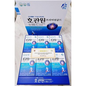 호관원 프리미엄골드 10포*6박스(1개월분) 관절에 좋은 마시는 MSM 효도선물, 60개, 70ml