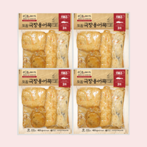 모둠국탕용어묵 420g 4봉 캠핑 필수템 맛있는 간편식사, 4개