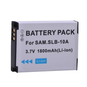 삼성호환에 적합한 SLB-10A 배터리 및 LCD 충전기 EX2F HZ15W 용 3 개, 08 1x Battey, 3개