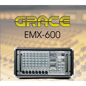 [GRACE] EMX-600 파워드믹서앰프/ 600W USB SD MP3 FM라디오 이펙터/