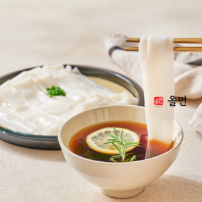 [올면] 납작우동면 (쫄깃한 쌀면) 소면 칼국수면 중면 (납작우동면)