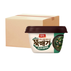 양반 뚝배기 소고기 미역국, 281.5g, 12개