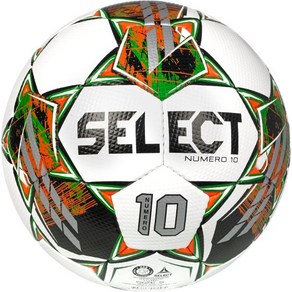 Select 10번 축구공, White/Geen/Oange V22 - 1-Bal, 5, 1개