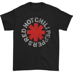 ROCKPANDA Red Hot Chili Peppes Classic Asteisk Logo 반팔티