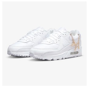 나이키 여성 스크린 골프화 베노닐 제란 화이트골드 Nike Ai Max 90 SE white/gold