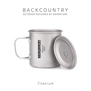 [BACKCOUNTRY] 백컨트리 티타늄 싱글쿠커 600ml /티타늄 코펠 600ml/캐틀/백패킹 코펠