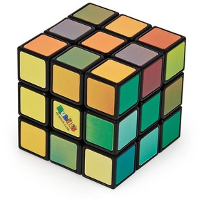 Rubik's 큐브 임파서블 오리지널 3x3 큐브 고급 클래식 컬러 매칭 퍼즐 청소년을 위한 크리스마스 선물 스타킹 스터퍼 만 8세 이상 215716, Rubik's 큐브, 임파서블 오리지널 3x3 큐브 고